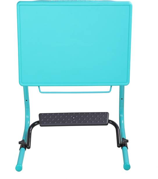 TABLE MAGIC Multipurpose Aqua Blue Regular Laptop Table with Footrest Plastic Computer Desk