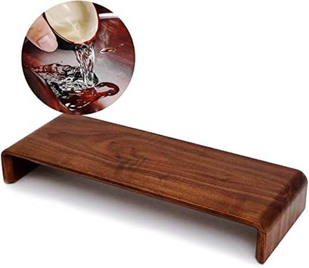 GOKUL ARTS Wooden Computer Monitor Stand, Monitor Riser Desk Shelf Desktop Stand Solid Wood Computer Desk