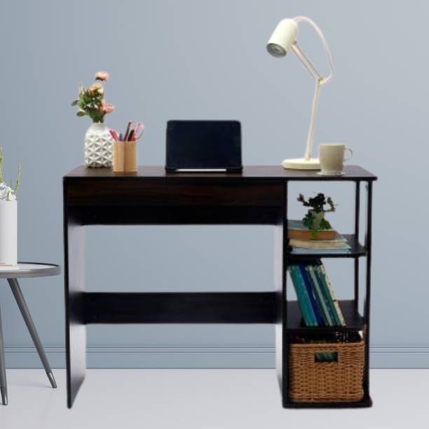 woodcom Computer & Study Table Designed for multiple purposes 3 Shelves Desk Engineered Wood Computer Desk