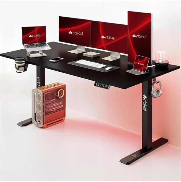 Artikel Multipurpose Electric Height Adjustable Gaming Table Home & Office Sit Stand Engineered Wood Multipurpose Table