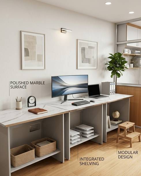 ROYTECHLAB COMPUTER TABLE 1 Solid Wood Computer Desk