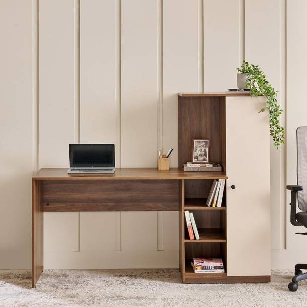 Home Delight Multipurpose Portable Study Desk with Book Storage for Home & Office Engineered Wood Computer Desk