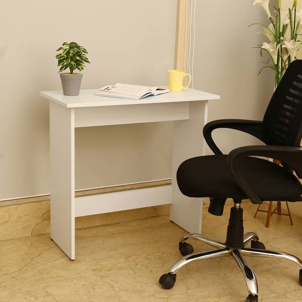 lussomobily lussomobily Study Table with Leg Space Modern Computer Desk Engineered Wood Computer Desk