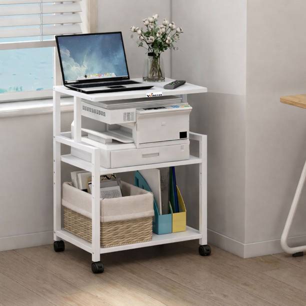 Winstar 3-Tier Printer Stand, Solid & Sturdy, Modern Look, Space Saving | Metal Computer Desk