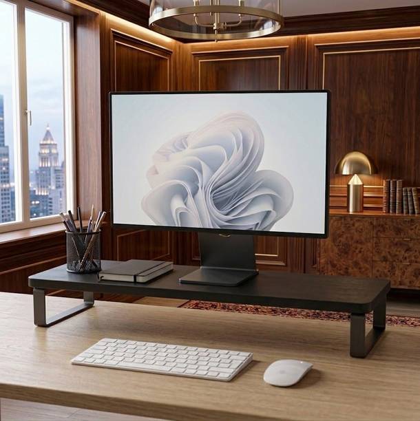 CarvCraftDecor EliteWood Series Engineered Wood Computer Desk