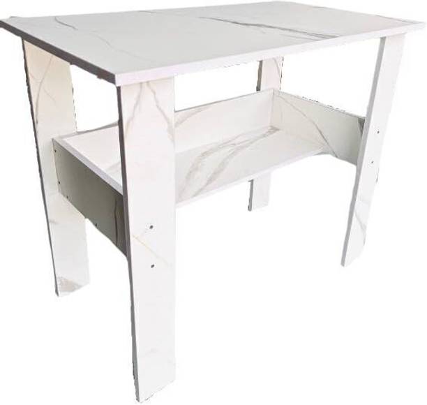 KVS Furniture Engineered Wood Computer Desk with One Tier Shelves Laptop Study Table Engineered Wood Computer Desk