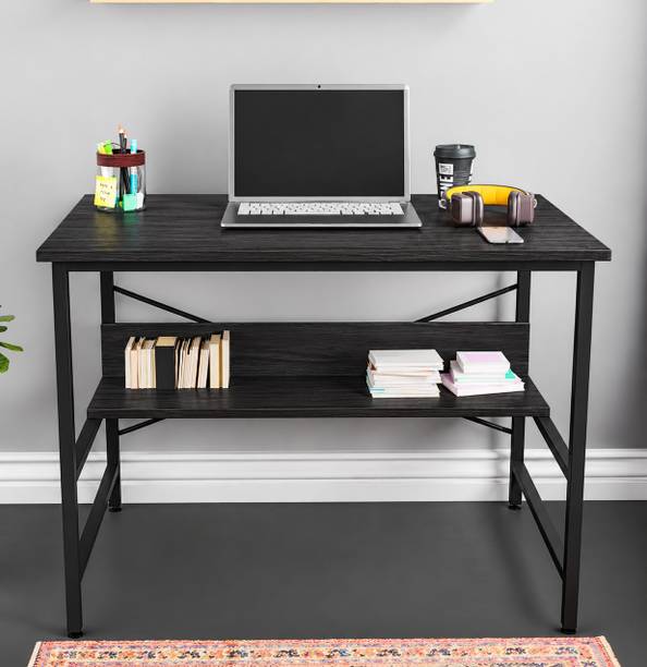 HOMIBOSS Steel Metal frame office workstation table , Student, gaming, home Engineered Wood Computer Desk