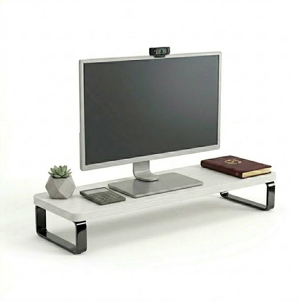 CarvCraftDecor Vista Rise Series Engineered Wood Computer Desk