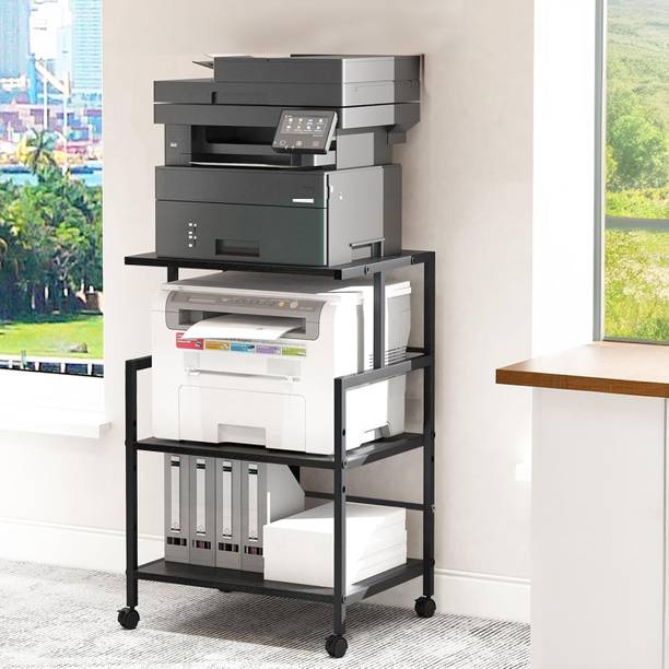 Winstar 3-Tier Printer Stand, Solid & Sturdy, Modern Look, Space Saving | Metal Computer Desk