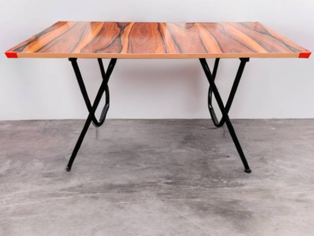 Guruji Traders Big Foldable Laptop Table and Computer Table Engineered Wood Computer Desk