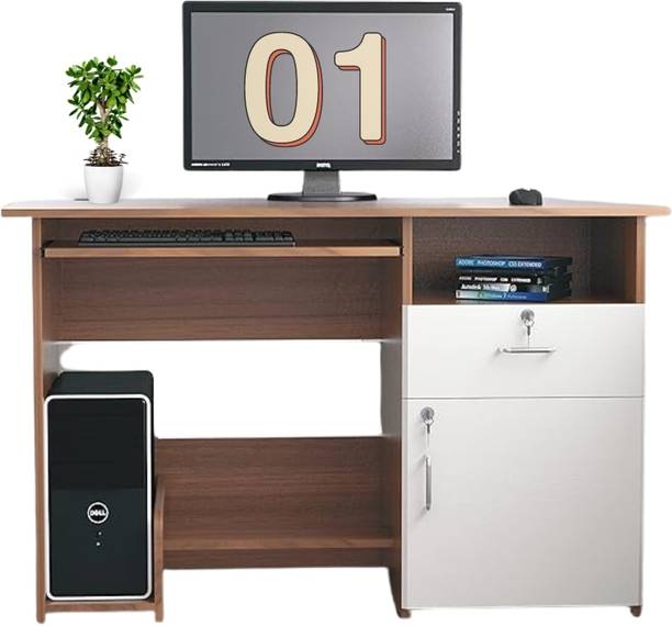 Woodlore Multi-Purpose Study & Computer Table for Study& Office Work Engineered Wood Computer Desk
