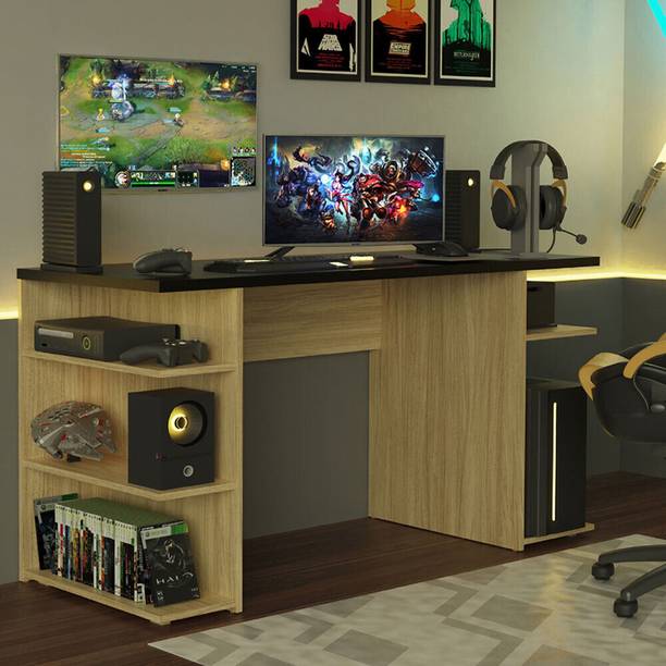 Madesa Gaming Computer Desk Engineered Wood Computer Desk