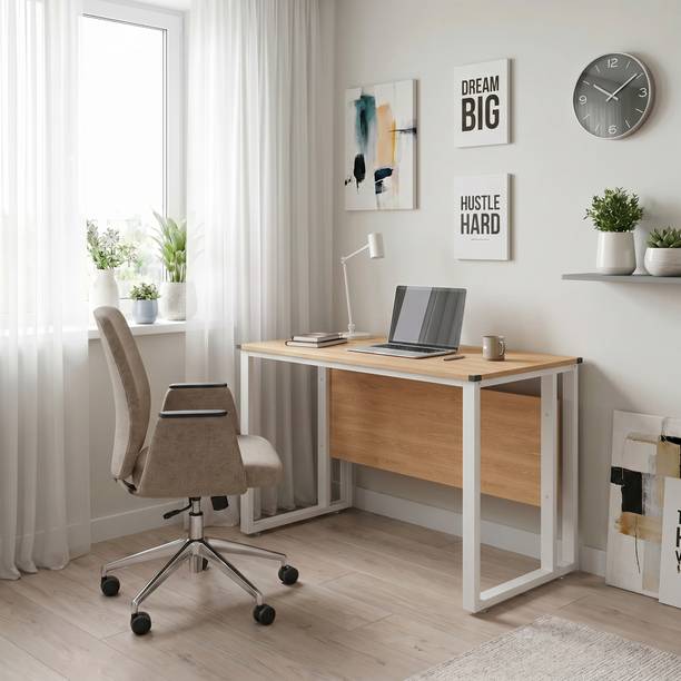 Muktara MUK-T01-OW-V Engineered Wood Computer Desk
