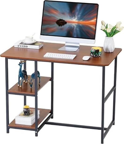 Pazano Atharv Multipurpose table office table study desk with open shelf Engineered Wood Workstation