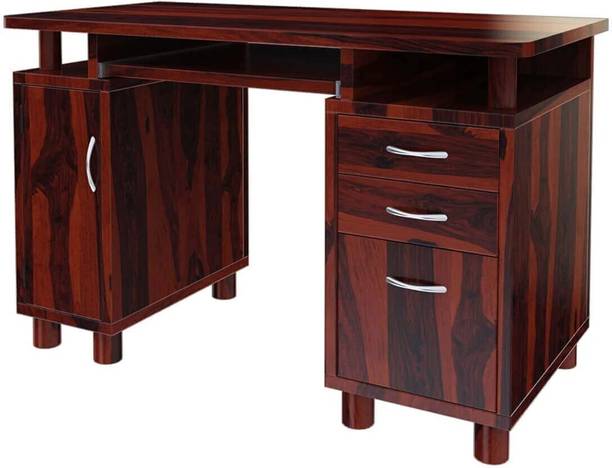 HOME NEST Sheesham Wood Computer Table With Drawers & Cabinet, Laptop table, Study Table Solid Wood Computer Desk
