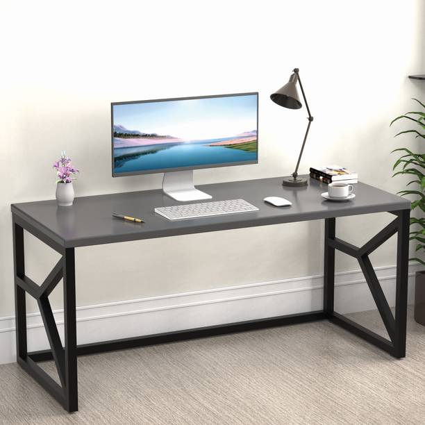 HoneyTouch Metal & Wood Computer Table Engineered Wood Computer Desk