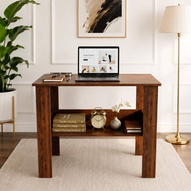 Callass Modern Home Office Computer Study Table with Spacious Workstation Desk Engineered Wood Computer Desk