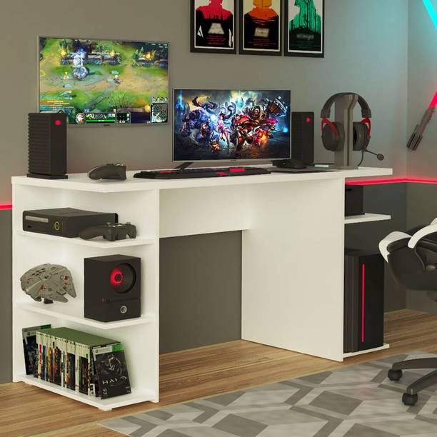 Madesa Gaming Computer Desk Engineered Wood Computer Desk