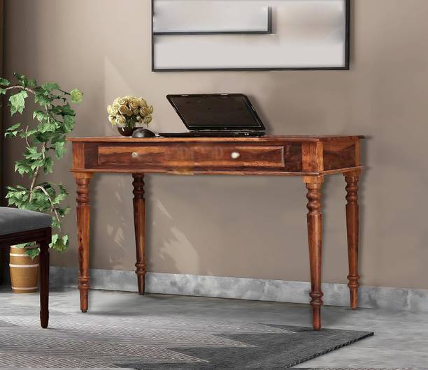 krishana art palace Solid Wood Computer Desk