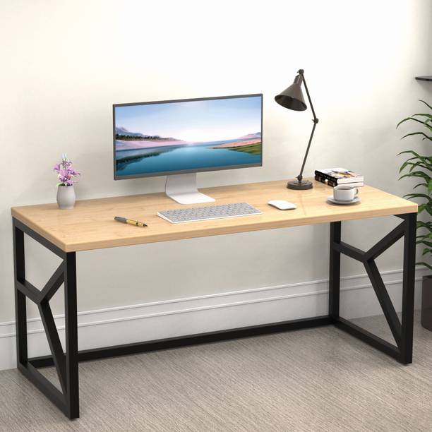 HoneyTouch Duke Metal & Wood Computer Table Engineered Wood Computer Desk