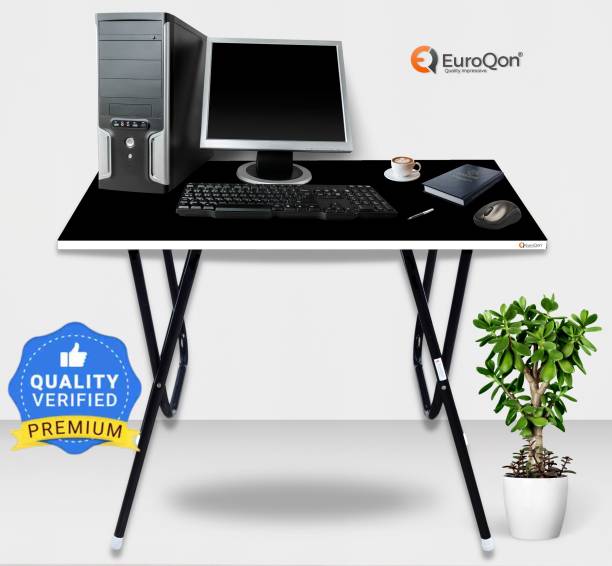 EuroQon Workstation Foldable Engineered Wood Computer Desk