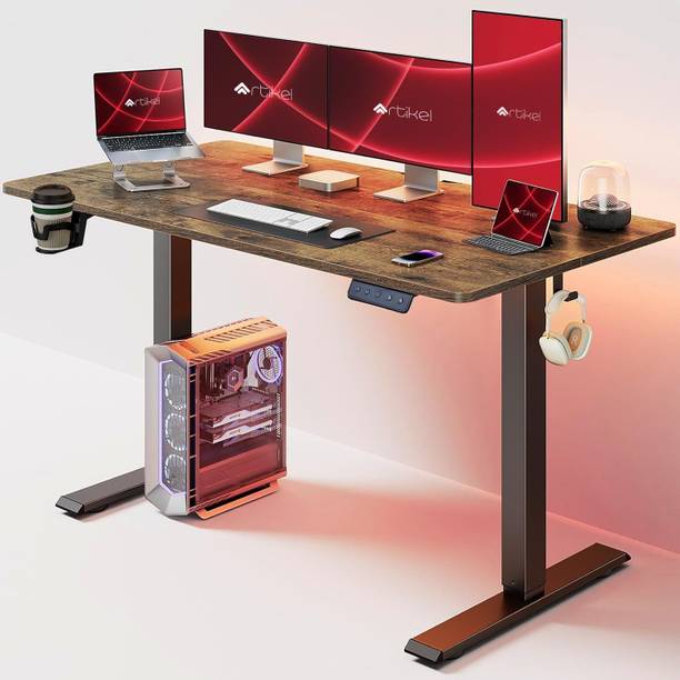 Artikel Multipurpose Electric Height Adjustable Gaming Table Home & Office Sit Stand Engineered Wood Computer Desk