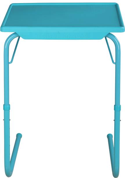 TABLE MAGIC Multipurpose Aqua Blue Regular Laptop Table Plastic Computer Desk