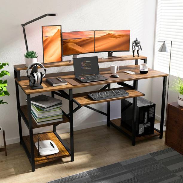 KLAXON Engineered Wood Computer Desk