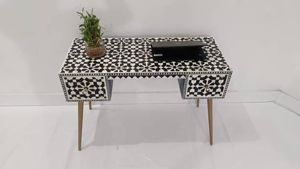 afasana handicrafts Solid Wood Computer Desk