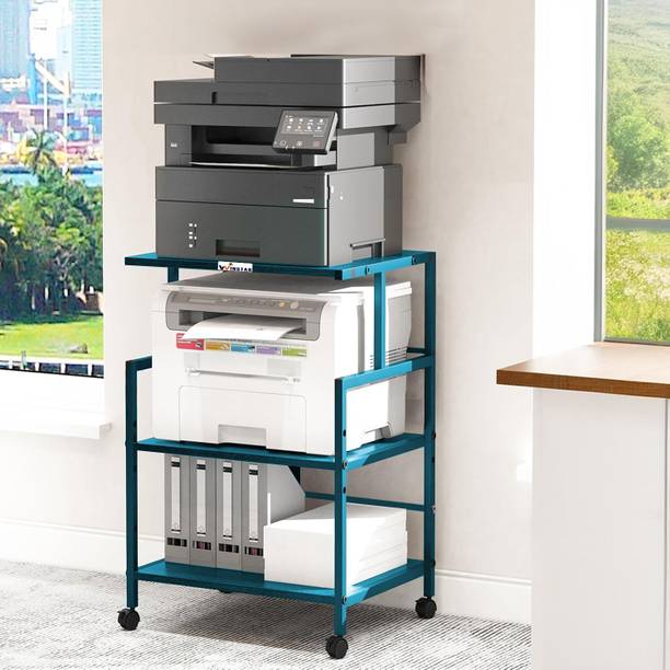 Winstar 3-Tier Printer Stand, Solid & Sturdy, Modern Look, Space Saving | Metal Computer Desk