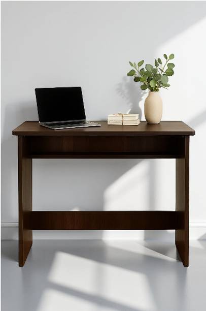 Case Plus Modern Simple Study Desk Sturdy Small Desks for Small Spaces Engineered Wood Computer Desk