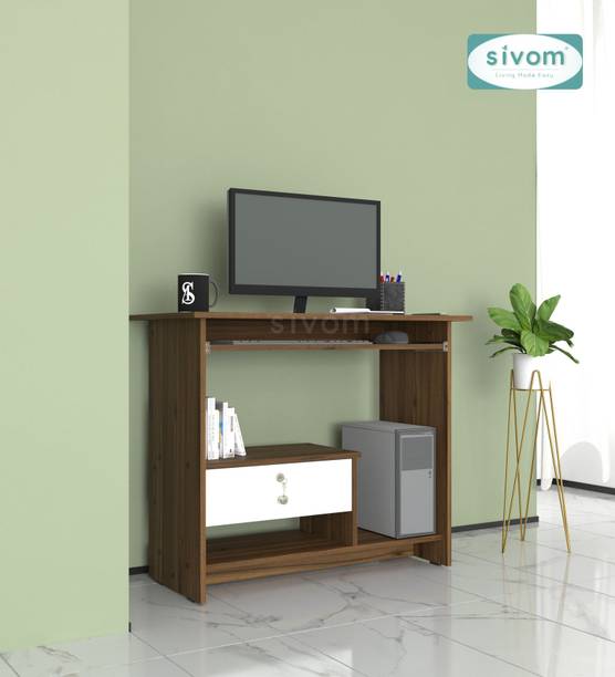 SIVOM Tessa Study/Home Office Engineered Wood Computer Desk