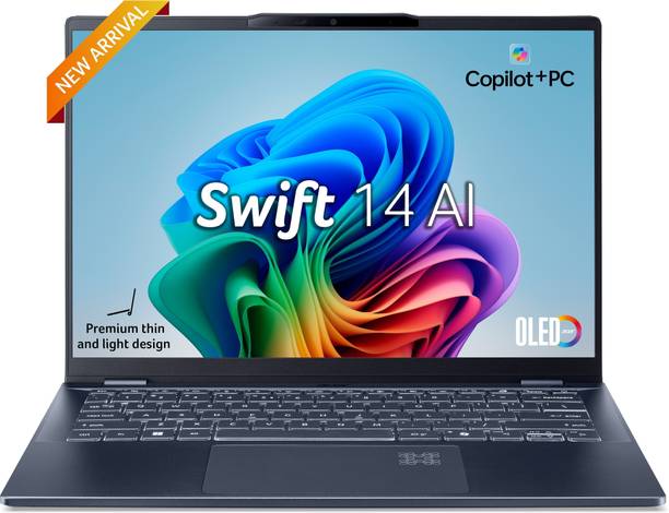 Acer Swift 14 AI Office 2024 + M365 Basic Intel Core Ultra 7 - (16 GB/1 TB SSD/Windows 11 Home) SF14-51 Thin and Light Laptop