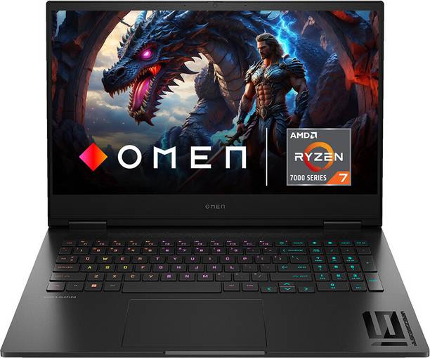 HP OMEN 16 AMD Ryzen 7 Octa Core 7840HS - (16 GB/512 GB SSD/Windows 11 Home/8 GB Graphics/NVIDIA GeForce RTX 4060) 16-xf0059AX Gaming Laptop