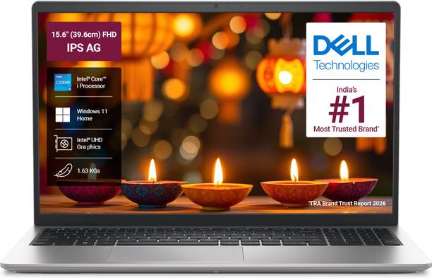 DELL 15 (Previously Inspiron) Intel Core i5 13th Gen 1334U - (16 GB/512 GB SSD/Windows 11 Home) DC15250 / DB15250 Thin and Light Laptop