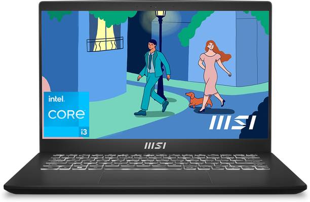 MSI Modern 14 Intel Core i3 12th Gen 1215U - (8 GB/512 GB SSD/Windows 11 Home) Modern 14 C12MO Business Laptop