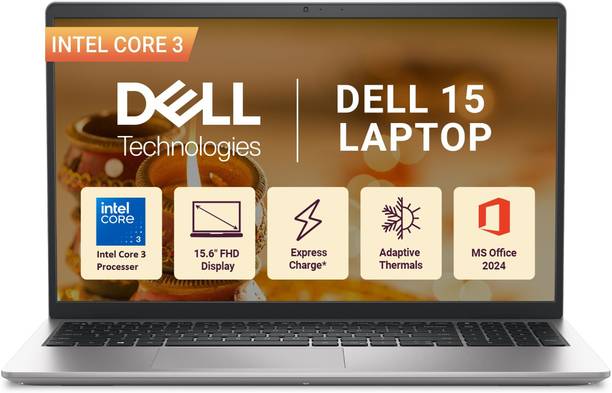 DELL 15 Inspiron Intel Core 3 100U - (8 GB/512 GB SSD/Windows 11 Home) 15 DC15250 Thin and Light Laptop