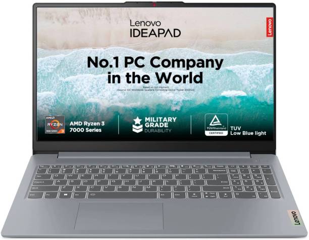 Lenovo IdeaPad Slim 3 AMD Ryzen 3 Quad Core 7320U - (8 GB/512 GB SSD/Windows 11 Home) 15AMN8 Thin and Light Laptop