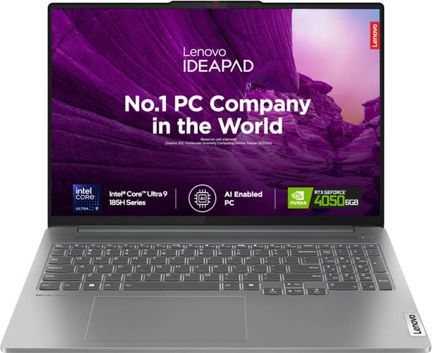 Lenovo IdeaPad Pro 5 2K OLED Intel Core Ultra 9 185H - (32 GB/1 TB SSD/Windows 11 Home/6 GB Graphics) 16IMH9 Thin and Light Laptop