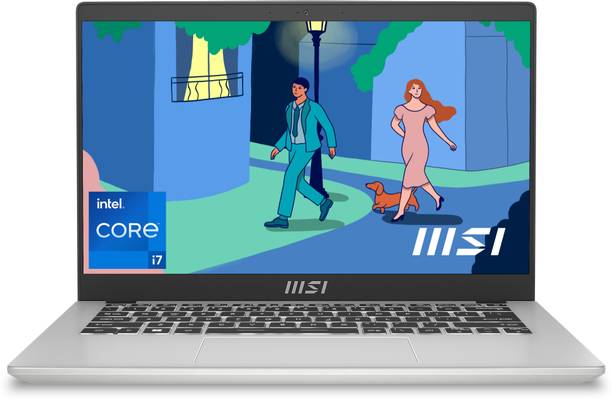 MSI Intel Core i3 12th Gen 1215U - (8 GB/512 GB SSD/Windows 11 Home) Modern 14 C12MO-1401IN Business Laptop
