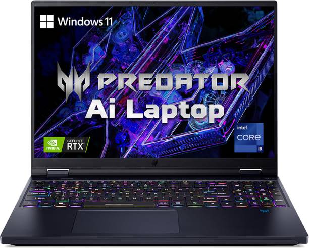 Acer Predator Helios 16 2024 Intel Core i9 14th Gen 14900HX - (32 GB/1 TB SSD/Windows 11 Home/12 GB Graphics/NVIDIA GeForce RTX 4080) PH16-72 Gaming Laptop