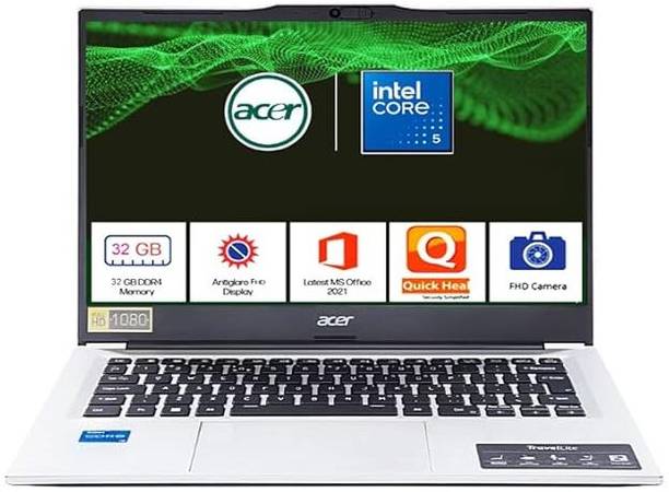 Acer Professional 14, Intel Core 5 120U with Turbo Boost, 3 Year Warranty - (32 GB/512 GB SSD/Windows 11 Pro) TL-14 Notebook