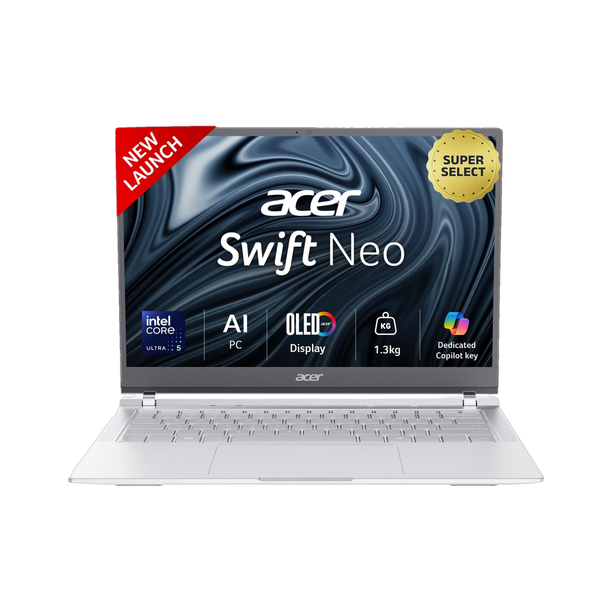 Acer Swift Neo 14 Office 2024 + M365 Basic Intel Core Ultra 5 115U - (16 GB/512 GB SSD/Windows 11 Home) SFN14-54H Thin and Light Laptop
