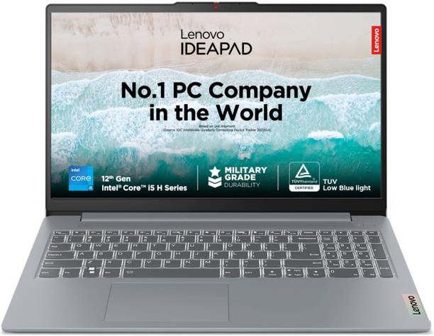 Lenovo IdeaPad Slim 3 Intel Core i5 12th Gen 12450H - (8 GB/512 GB SSD/Windows 11 Home) 15IAH8 Thin and Light Laptop