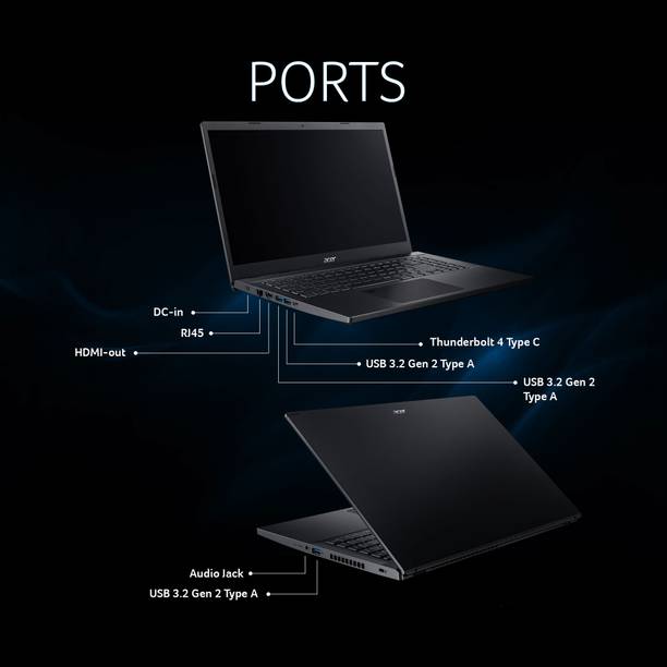 Acer Aspire 7 Intel Core i5 12th Gen 12450H – (16 GB/512 GB SSD/Windows 11 Home/4 GB Graphics/NVIDIA GeForce RTX 2050) A715-76G Gaming Laptop