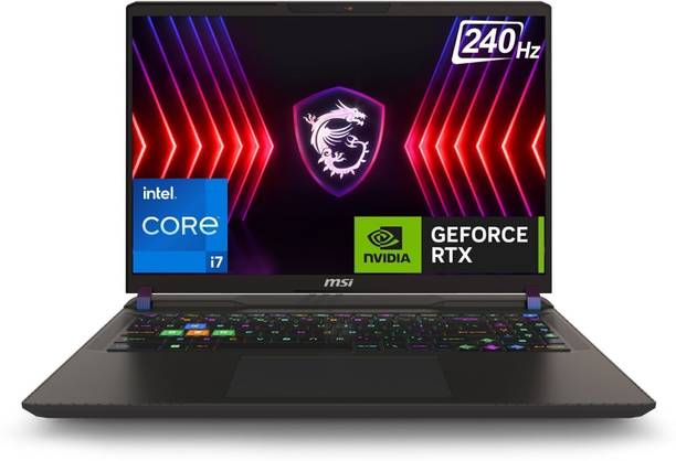 MSI Vector 16 HX Intel Core i7 14th Gen 14700HX - (32 GB/1 TB SSD/Windows 11 Home/8 GB Graphics/NVIDIA GeForce RTX 4070/240 Hz) Vector 16 HX A14VGG-279IN Gaming Laptop