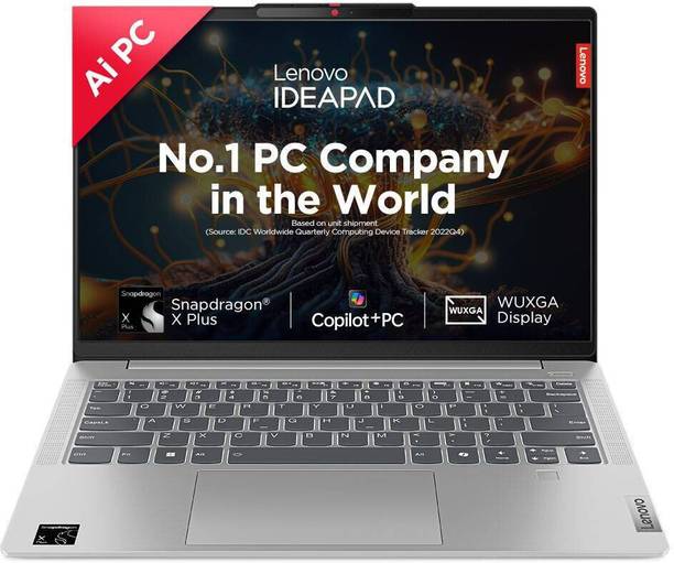 Lenovo IdeaPad Slim 5 Co-Pilot PC Snapdragon X Plus - (16 GB/1 TB SSD/Windows 11 Home) 14Q8X9 Thin and Light Laptop
