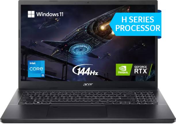 Acer Aspire 7 (2023) Intel Core i5 12th Gen 12450H - (16 GB/512 GB SSD/Windows 11 Home/4 GB Graphics/NVIDIA GeForce RTX 3050/144 Hz) A715-76G Gaming Laptop