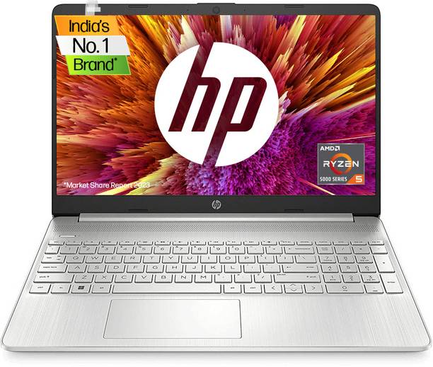 HP Ryzen 5 Hexa Core 5500U - (8 GB/512 GB SSD/Windows 11 Home) 14s-fq1092au Thin and Light Laptop