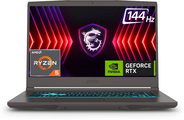 MSI Thin A15 AMD Ryzen 5 Hexa Core 7535HS - (16 GB/512 GB SSD/Windows 11 Home/6 GB Graphics/NVIDIA GeForce RTX 4050/144 Hz) Thin A15 B7VE-066IN Gaming Laptop